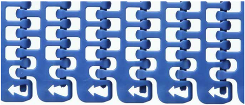 Uni - Ammeraal Beltech, Slat Top Plastic Chain 821, Table Top Conveyor Chain