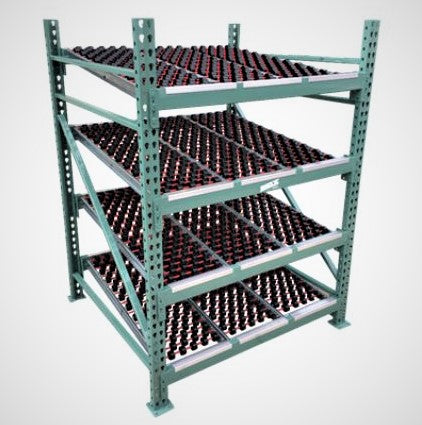 Adjustable Mobile Shelving Unit