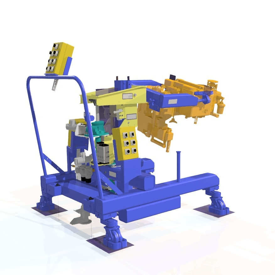 Tool Positioning Cart - Pneumatic Air Motor(s) Powered