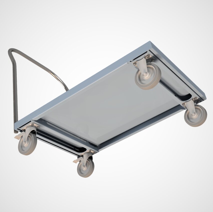 Stainless Steel Washdown Platform Cart